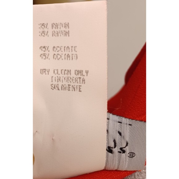 Vintage Red Dress Size 5/6 by All That Jazz - Great Fit! - Picture 6 of 10